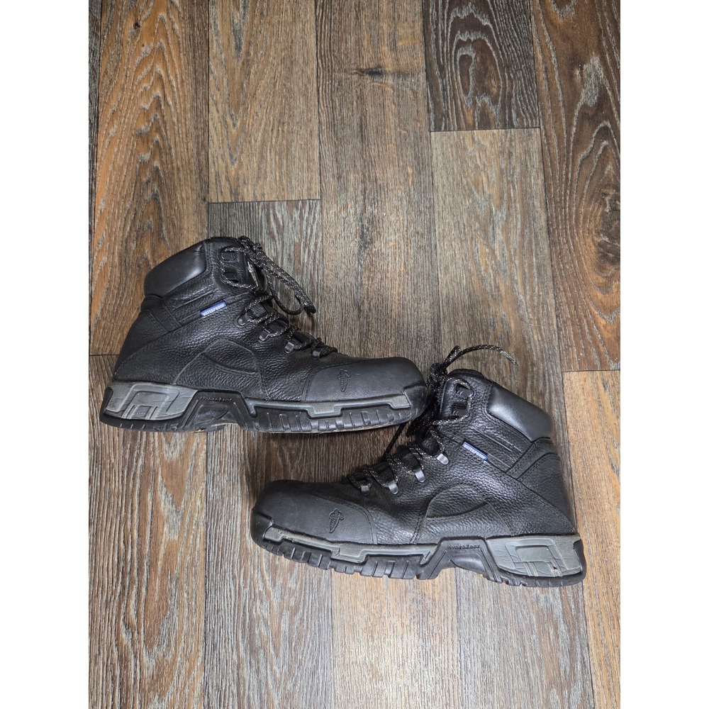 Michelin XHY866 Mens 9.5 M Waterproof Steel Toe Hiker Work Boots Black ASTM